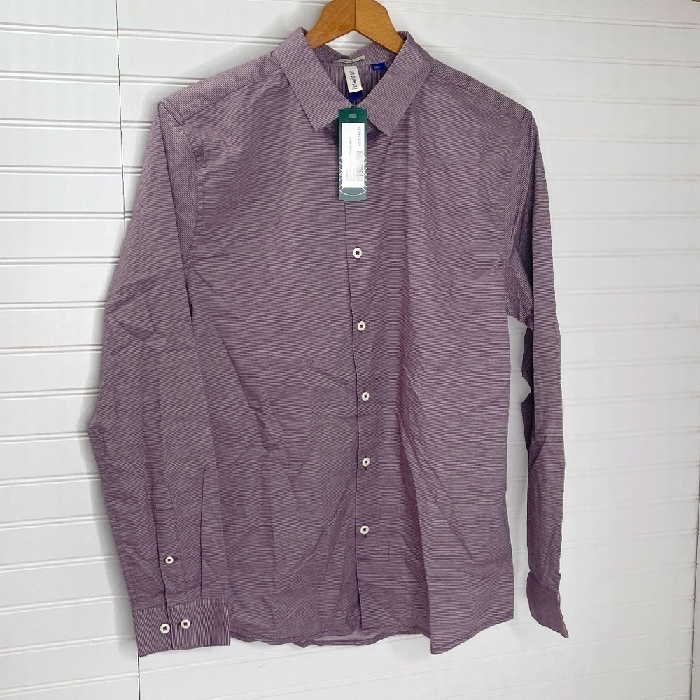 NWT artefact Stockholm Stretch Poplin Shirt Slim Fit Small